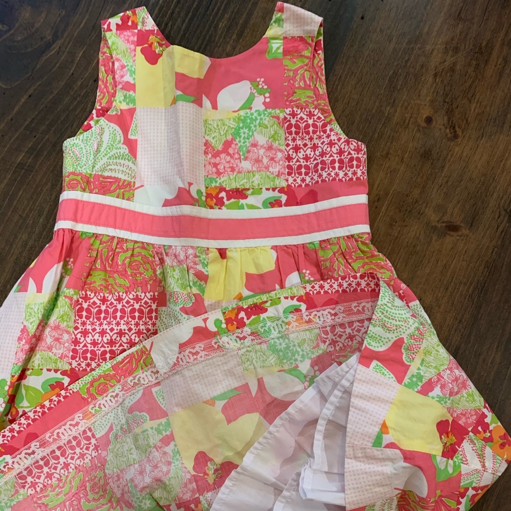 Lilly Pulitzer Tropical Pink Petticoat Dress Sz 5